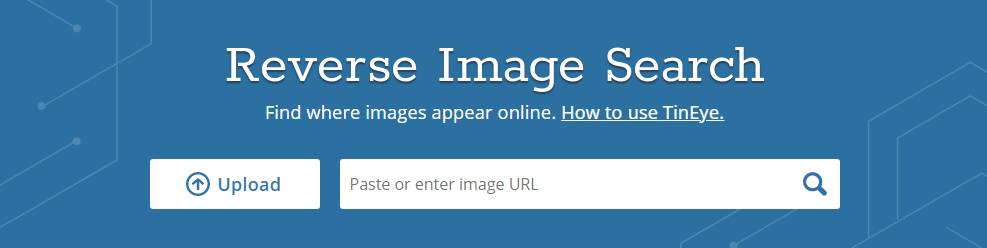 Yandex reverse image search tool